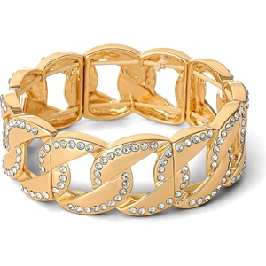 image:imageJessica Simpson Stretch Bracelet for Women  GoldToneGold Links