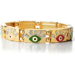 image:imageJessica Simpson Womens Evil Eye BraceletStretch Gold