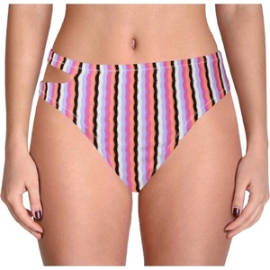 image:imageJessica Simpson Womens Mix amp Match Stripe Print Bikini Swimsuit Separates Top amp BottomGroovy Cut Out Bottoms