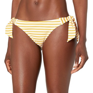 image:imageJessica Simpson Womens Mix amp Match Stripe Print Bikini Swimsuit Separates Top amp BottomSunny Tie Side Hipster