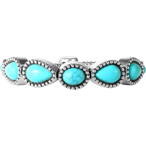 image:imageJessica Simpson Womens Turquoise Bracelet  Oxidized Silver or GoldToneSilver