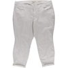 image:imageJessica Simpson womens Forever Roll Cuff Skinny Crop to Ankle JeanWhite Rockette