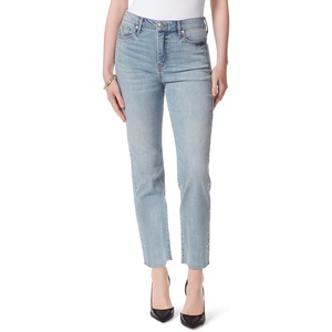 image:imageJessica Simpson Womens Spotlight High Rise Slim Straight Ankle StandardInto the Blues