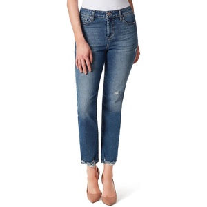 image:imageJessica Simpson Womens Spotlight High Rise Slim Straight Ankle StandardMidnight Sun