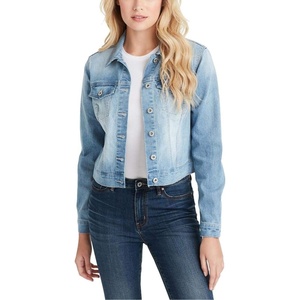 image:imageJessica Simpson womens Pixie Classic Feminine Fit Crop Jean JacketMaude