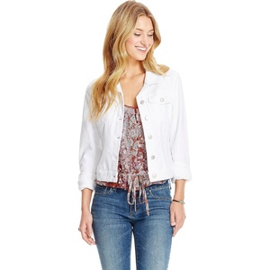 image:imageJessica Simpson womens Pixie Classic Feminine Fit Crop Jean JacketWhite
