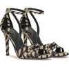 image:imageJessica Simpson Womens Calisa Strappy High Heel SandalBone Combo Crackled Shimmer Zebra