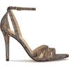 image:imageJessica Simpson Womens Calisa Strappy High Heel SandalBronze Saphira Snake Print
