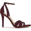 image:imageJessica Simpson Womens Calisa Strappy High Heel SandalDark Cherry Sateen