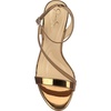 image:imageJessica Simpson Womens Dixia Ankle Strap Heeled SandalsBronze Mirror Metallic