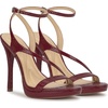image:imageJessica Simpson Womens Dixia Ankle Strap Heeled SandalsChili Pepper Glazed Snake