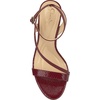 image:imageJessica Simpson Womens Dixia Ankle Strap Heeled SandalsChili Pepper Glazed Snake