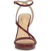 image:imageJessica Simpson Womens Dixia Ankle Strap Heeled SandalsChili Pepper Glazed Snake