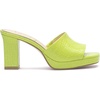 image:imageJessica Simpson Womens Elyzza Mule Platform SandalLime Sydney Croco