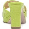 image:imageJessica Simpson Womens Elyzza Mule Platform SandalLime Sydney Croco