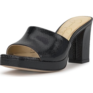 image:imageJessica Simpson Womens Elyzza Mule Platform SandalBlack Snake