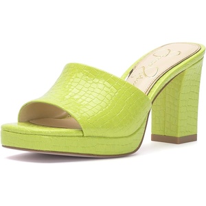 image:imageJessica Simpson Womens Elyzza Mule Platform SandalLime Sydney Croco
