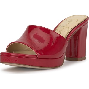 image:imageJessica Simpson Womens Elyzza Mule Platform SandalRed Muse