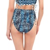 image:imageJessica Simpson Batik Babe Twisted Tab Hipster BottomsHigh Waist Bottoms