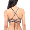 image:imageJessica Simpson Womens Mix amp Match Floral Bikini Swimsuit Separates Top amp BottomBlack Cropped Cami