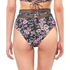 image:imageJessica Simpson Womens Mix amp Match Floral Bikini Swimsuit Separates Top amp BottomBlack Multi