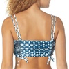 image:imageJessica Simpson Womens Mix amp Match Print Bikini Swimsuit Separates Top amp BottomNavy Bandeau