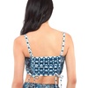 image:imageJessica Simpson Womens Mix amp Match Print Bikini Swimsuit Separates Top amp BottomNavy Bandeau