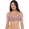 image:imageJessica Simpson Batik Babe Twisted Tab Hipster BottomsFuschia Twist Top