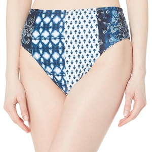 image:imageJessica Simpson Batik Babe Twisted Tab Hipster BottomsHigh Waist Bottoms