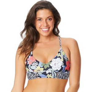 image:imageJessica Simpson Womens Mix amp Match Floral Bikini Swimsuit Separates Top amp BottomMandarin Cami