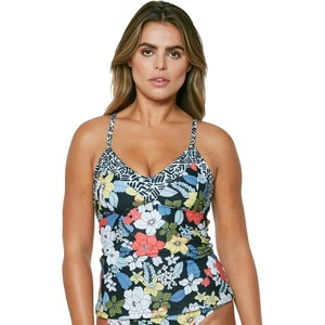 image:imageJessica Simpson Womens Mix amp Match Floral Bikini Swimsuit Separates Top amp BottomMandarin Tankini