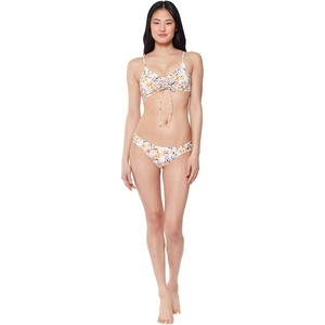 image:imageJessica Simpson Womens Mix amp Match Floral Bikini Swimsuit Separates Top amp BottomSunset Ruched Top