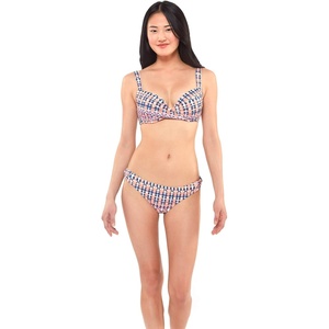 image:imageJessica Simpson Womens Mix amp Match Print Bikini Swimsuit Separates Top amp BottomFuchsia Multi