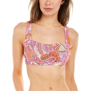image:imageJessica Simpson Womens Mix amp Match Print Bikini Swimsuit Separates Top amp BottomMandarin Thick Strap