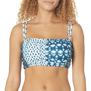 image:imageJessica Simpson Womens Mix amp Match Print Bikini Swimsuit Separates Top amp BottomNavy Bandeau