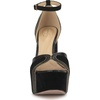 image:imageJessica Simpson Womens Avele Ankle Strap Platform SandalBlackGold Suede