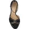 image:imageJessica Simpson Womens Avele Ankle Strap Platform SandalBlackGold Suede