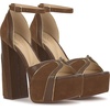 image:imageJessica Simpson Womens Avele Ankle Strap Platform SandalLight Hickory Suede
