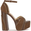 image:imageJessica Simpson Womens Avele Ankle Strap Platform SandalLight Hickory Suede