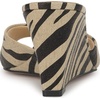 image:imageJessica Simpson Womens Bolir Wedge SandalBone Combo Crackled Shimmer Zebra