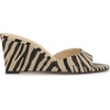 image:imageJessica Simpson Womens Bolir Wedge SandalBone Combo Crackled Shimmer Zebra