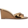 image:imageJessica Simpson Womens Bolir Wedge SandalBronze Faux Mirror Metallic