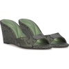 image:imageJessica Simpson Womens Bolir Wedge SandalLight Green Saphira Snake Print