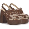 image:imageJessica Simpson Womens Cazea Studded Platform ClogNaturalGold Metallic Haircalf