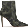 image:imageJessica Simpson Womens Pazra Embellished Stiletto BootieDeep Moss Combo Camo Fishnet