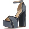image:imageJessica Simpson Womens Avele Ankle Strap Platform SandalAsh BlueDark Knight Suede