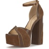 image:imageJessica Simpson Womens Avele Ankle Strap Platform SandalLight Hickory Suede