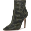 image:imageJessica Simpson Womens Pazra Embellished Stiletto BootieDeep Moss Combo Camo Fishnet