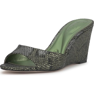 image:imageJessica Simpson Womens Bolir Wedge SandalLight Green Saphira Snake Print