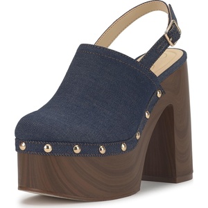 image:imageJessica Simpson Womens Cazea Studded Platform ClogIndigo Denim